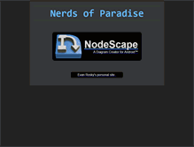 Tablet Screenshot of nerdsofparadise.com